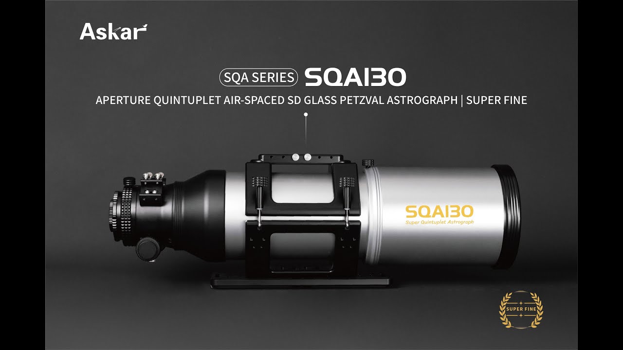 SharpstarOptics's tweet card. Askar SQA130 Promotion Video