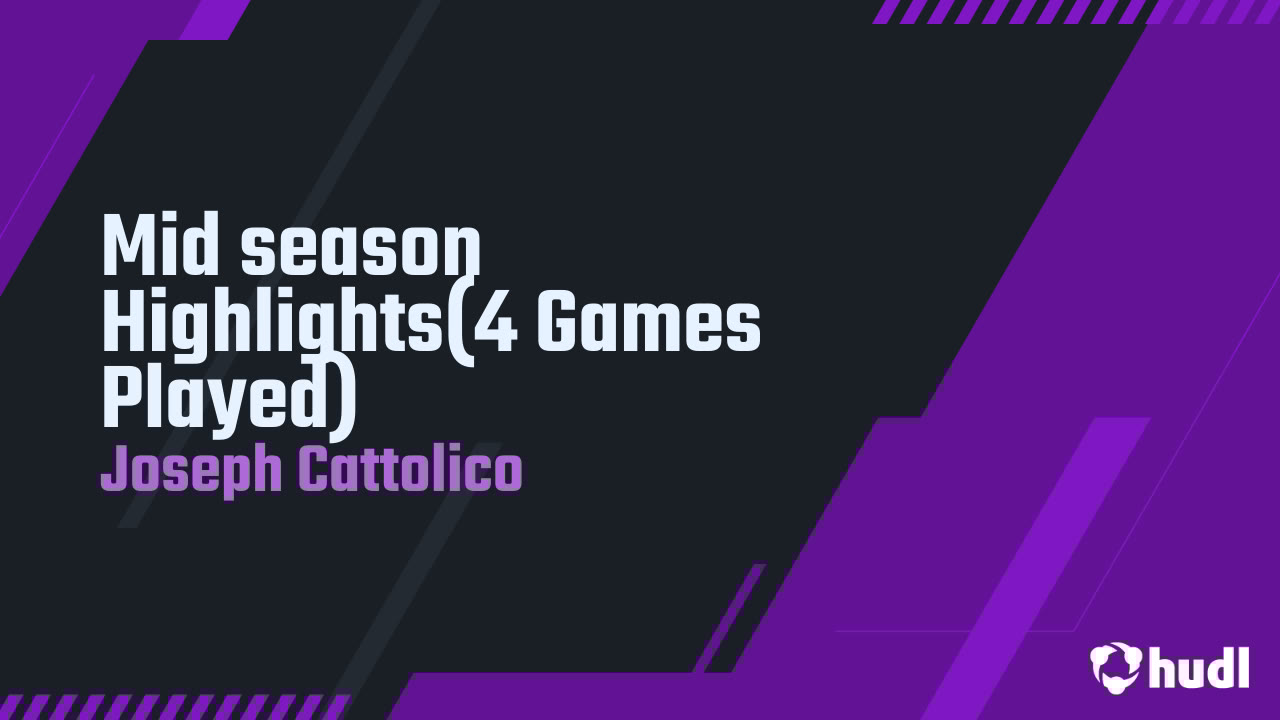 JojoCattolico's tweet card. Mid season Highlights(4 Games Played)