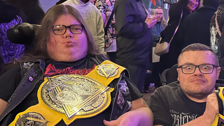 Athers83's tweet card. My name is Joe Atherton and I’m here to try and help my friend and Tag Team partner,… Joe Atherton needs your support for Help Sam Fisher through a rough time