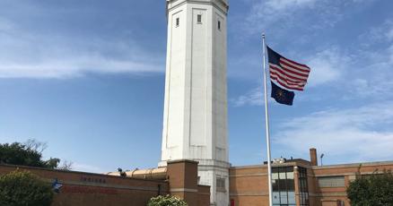 calumetheritage's tweet card. Indiana-American is tearing down landmark water tower that's been part of Gary skyline for 110 years.