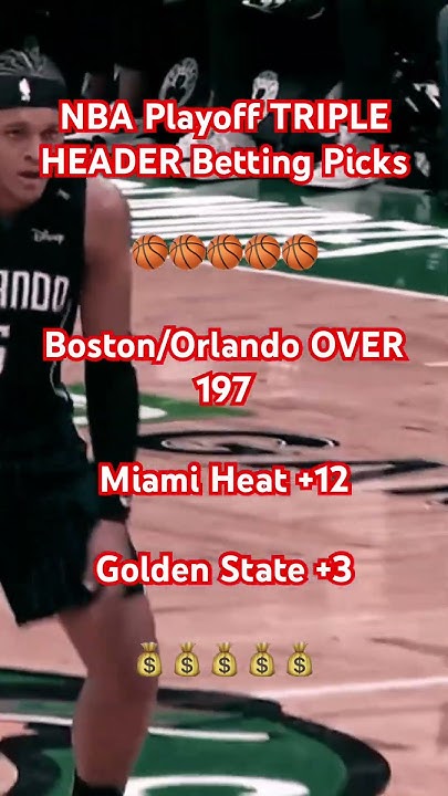 JustinPaulSport's tweet card. NBA Playoff betting pick Orlando Boston Miami Cleveland Golden State...