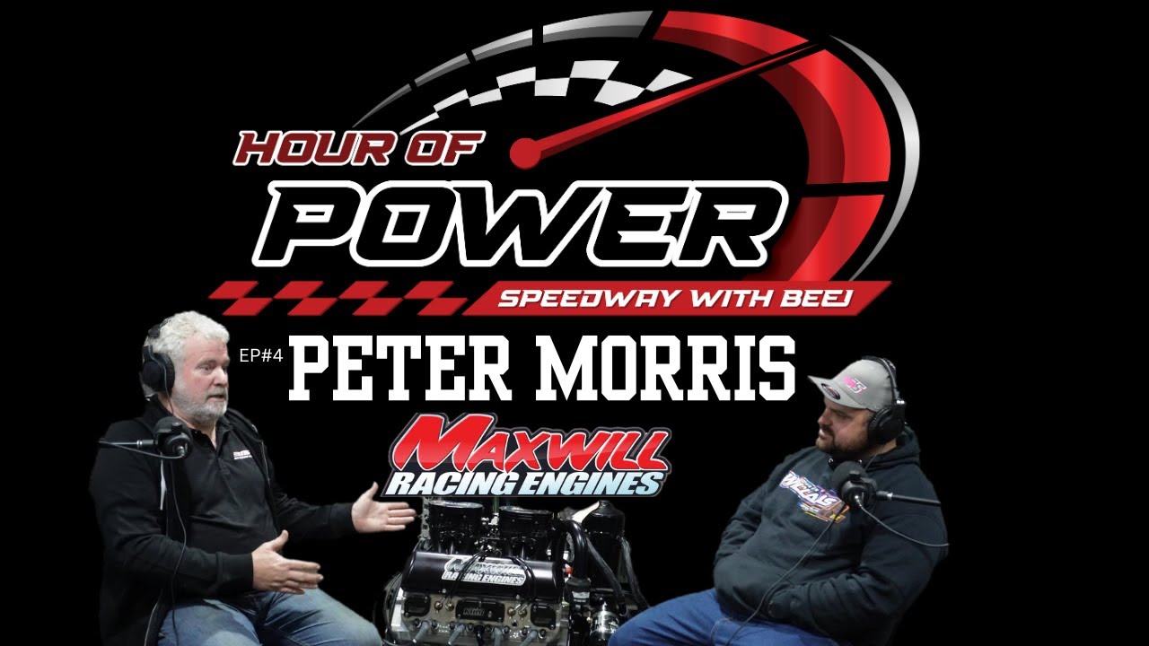 HourofPowerpod's tweet card. Hour of Power Episode #4 Pete Morris Maxwill Racing Engines.