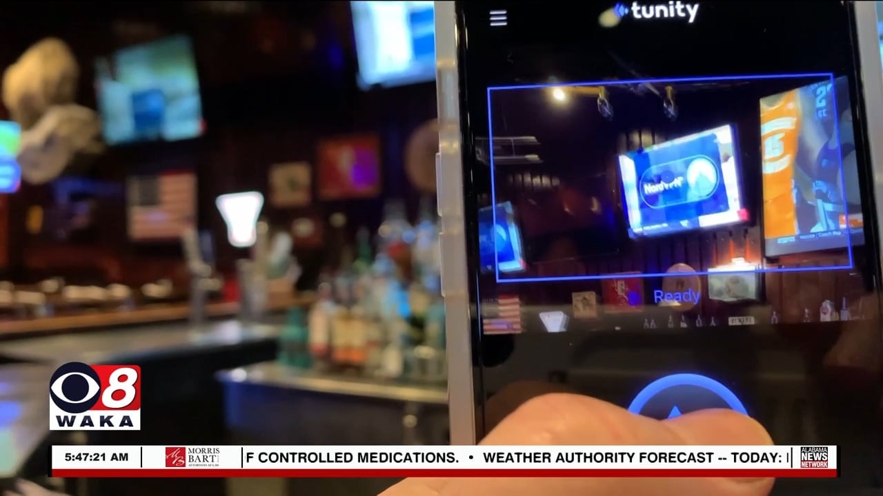 WAKA8News's tweet card. If you're ever in a sports bar and want to hear one of the games that's likely muted on the TV, this app can help.