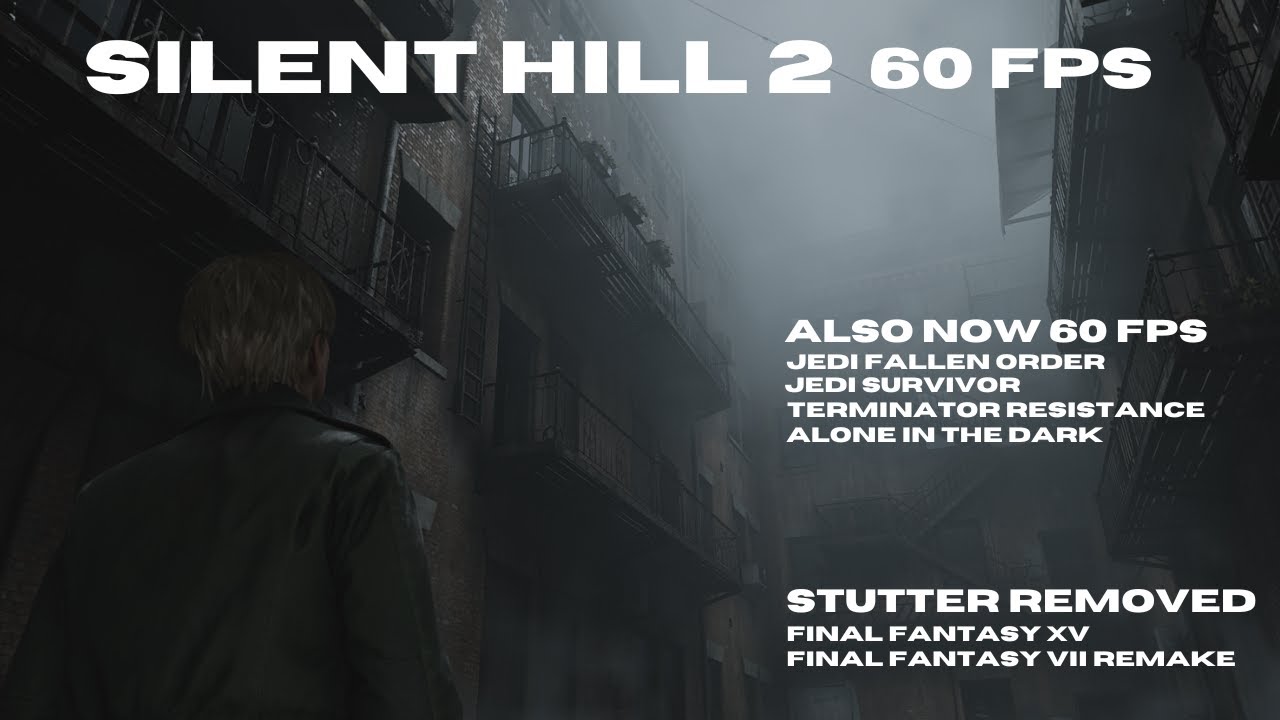 PCGS0's tweet card. Silent Hill 2 Remake 60 fps