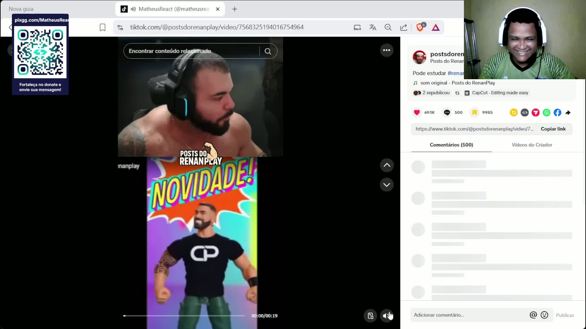 matheusreact0's tweet card. matheusreact0 - PODE ESTUDAR 🤣🤣🤣