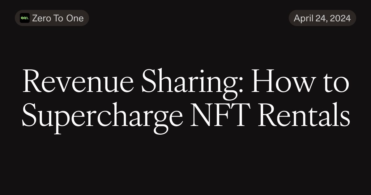 alecdifederico's tweet card. As I mentioned in my hook overview post here, hooks are custom-built contracts that can act as middleware during the rental lifecycle of one or more ...