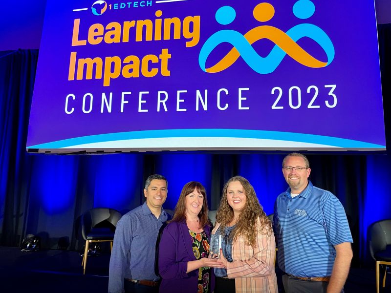 JeanneImbriale's tweet card. Outstanding work! #learningimpact23