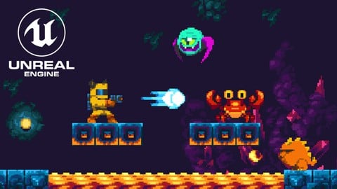 GitJut's tweet card. Learn how to make a 2D Action Platformer similar to Mega Man with Paper 2D in Unreal Engine 5!