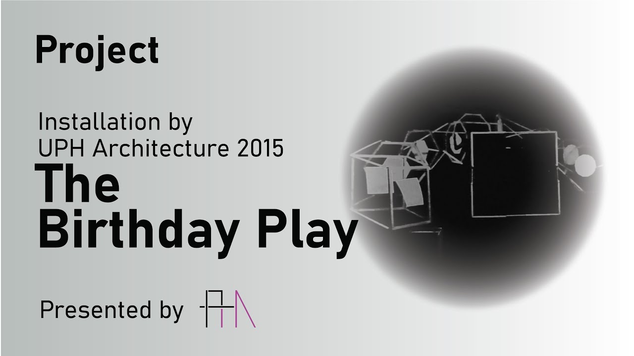 UPHarchitecture's tweet card. the birthday Geometric Play UPH Architecture 2015