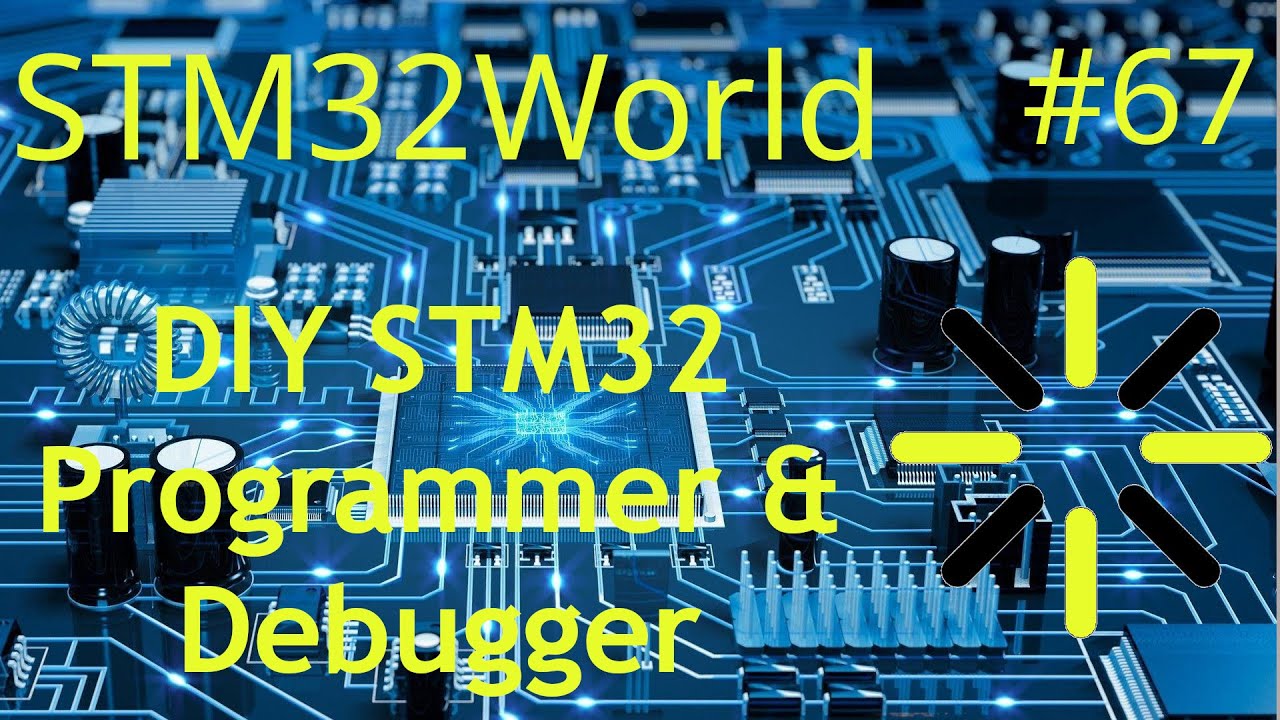 stm32world's tweet card. STM32 Tutorial #67 - STM32 Programmer & Debugger mk. II (ST-Link)