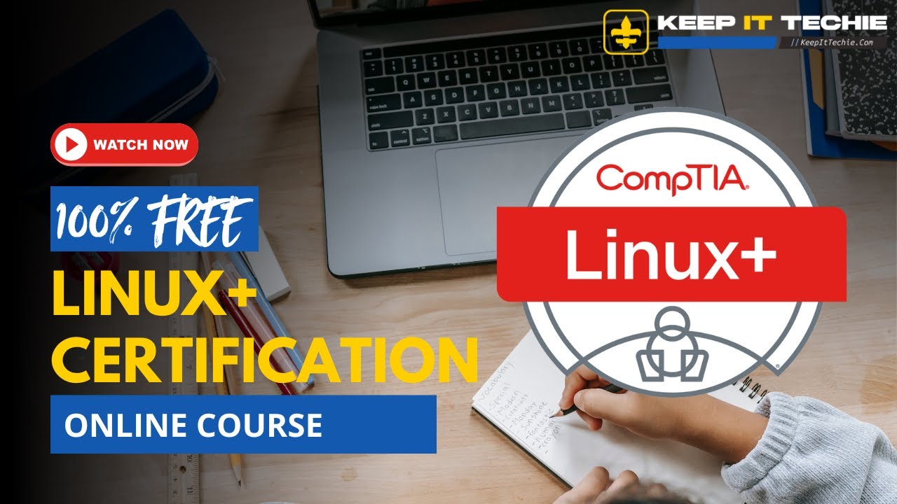 KeepItTechie's tweet card. Master Linux Fast: Complete Linux+ Certification Course (100% FREE)...