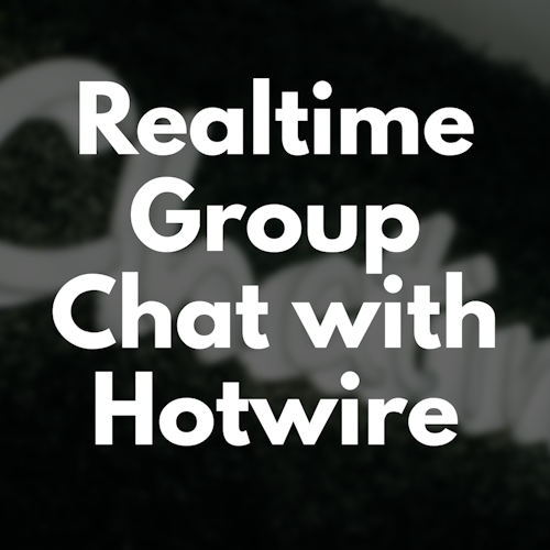 collin_jilbert's tweet card. The series focuses on developing a clean, functional chat interface using Hotwire capabilities.