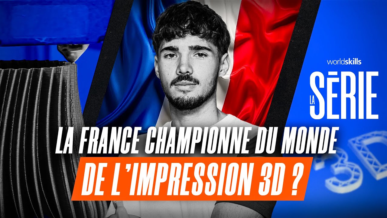 cosmyx3d's tweet card. Worldskills La Série - Saison 4 - Épisode 1 - Fabrication Additive