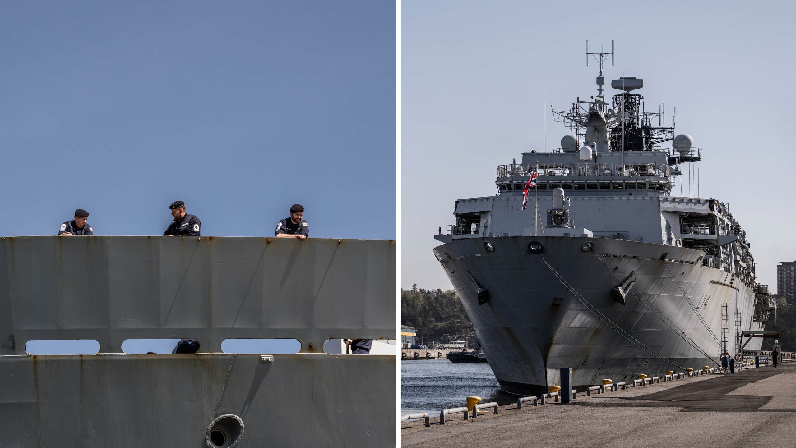 HALLONSA's tweet card. Den unge mannen arbetade för Storbritannien i samband med försvarsövningen Aurora. Nu har han hittats död i en bostad i Solna, erfar Expressen. Fyra personer har anhållits – misstänkta för mord.