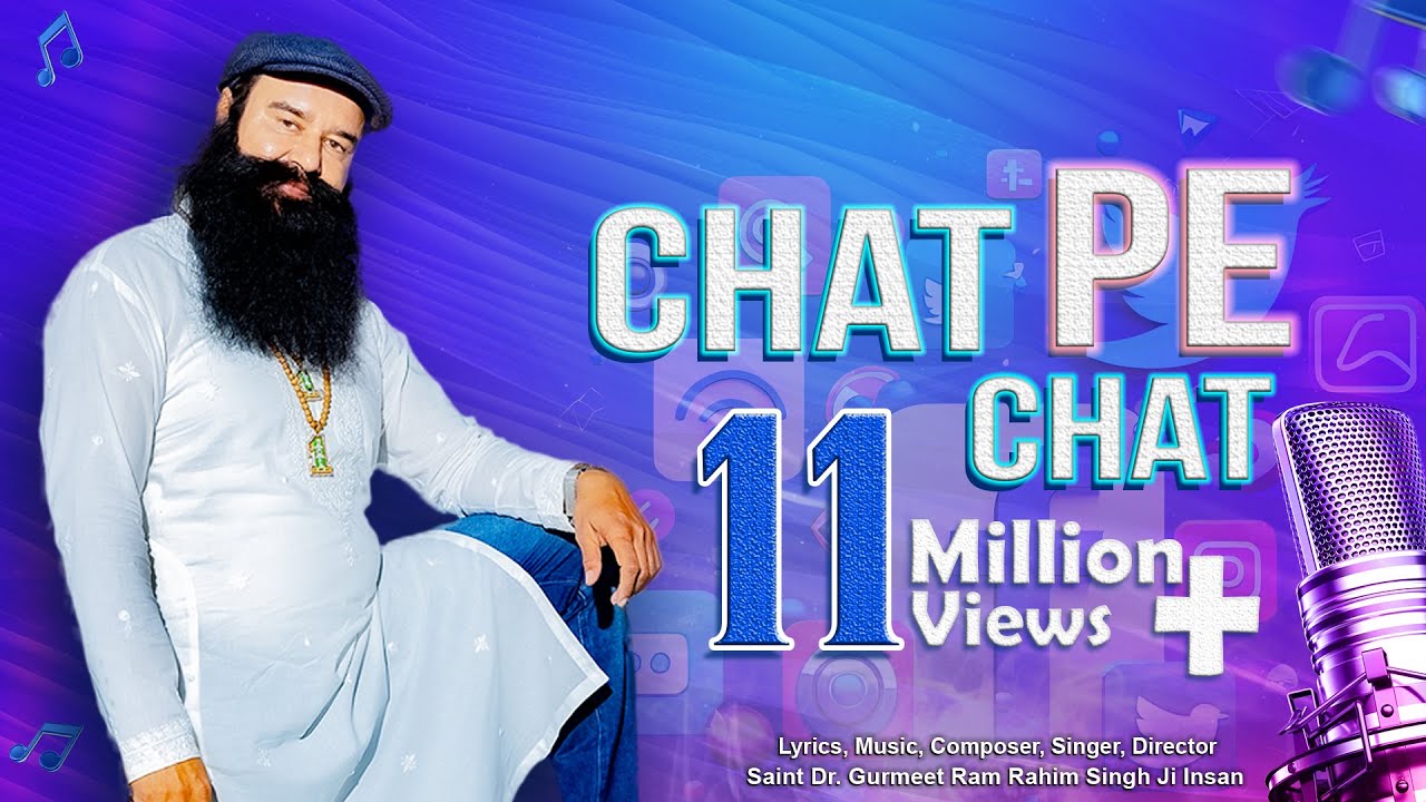MahipalInsan9's tweet card. Chat Pe Chat | Latest Hindi Song I Gurmeet Ram Rahim Singh New Song