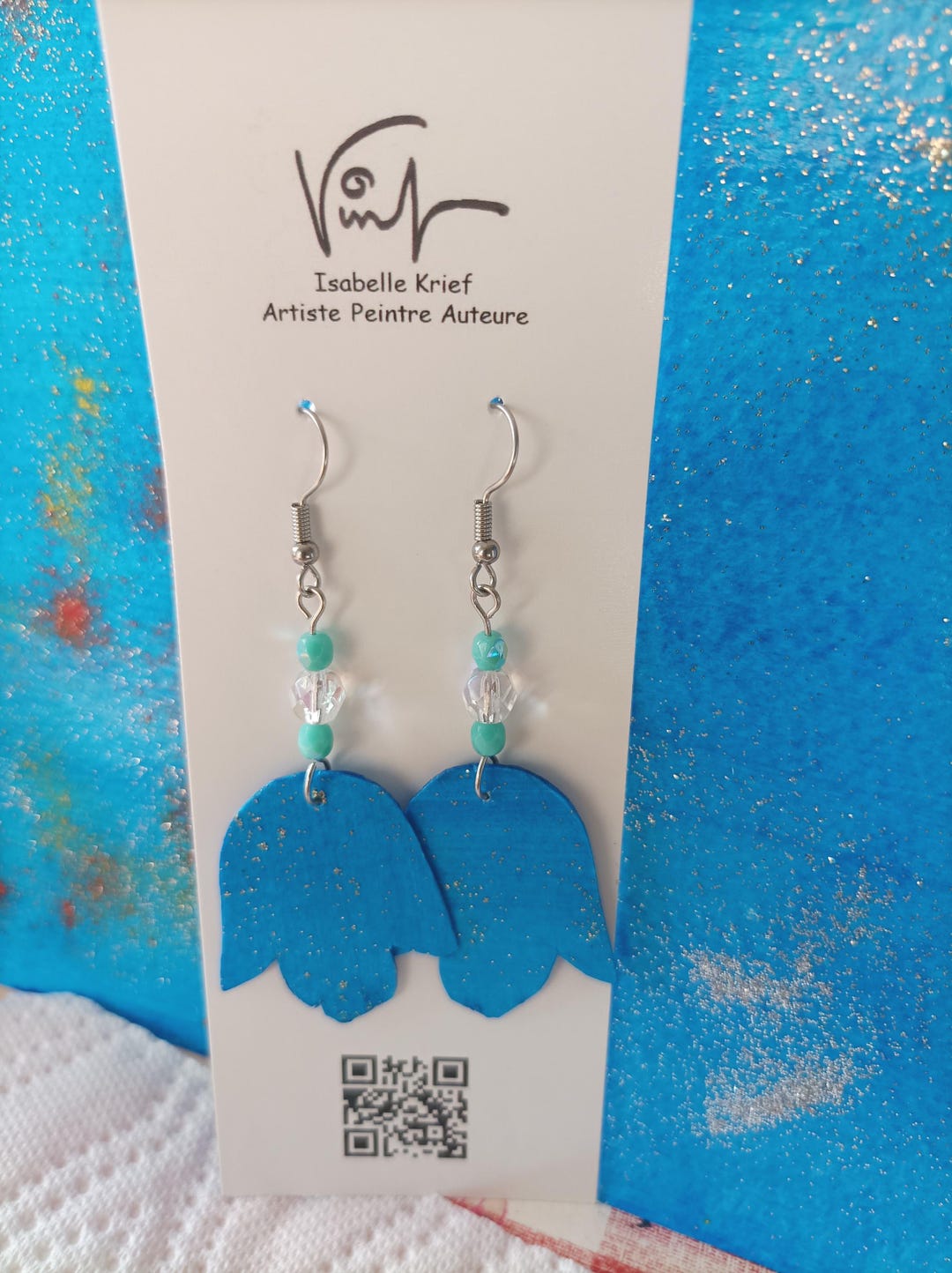 Isabellekrief's tweet card. This Dangle & Drop Earrings item by BijouxPeintsEnFrance has 2 favorites from Etsy shoppers. Ships from France. Listed on Nov 8, 2025