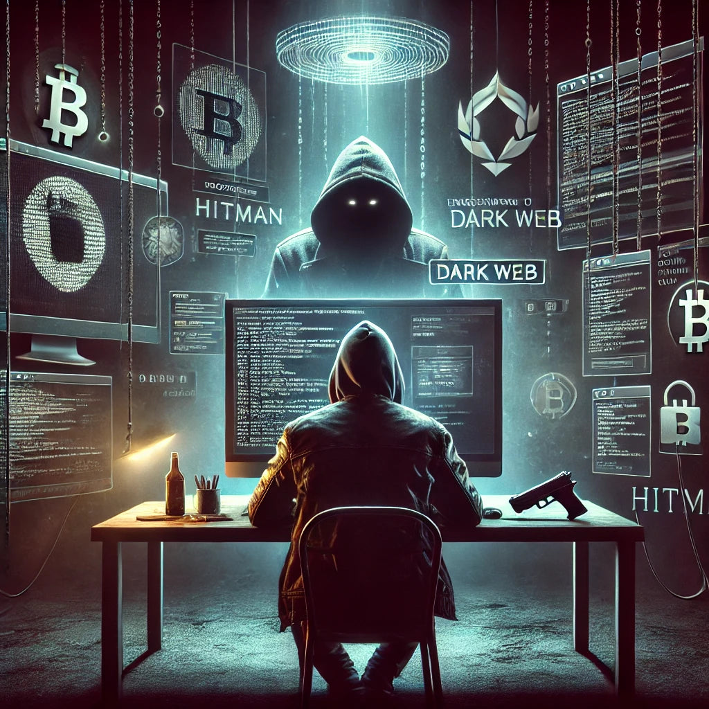 CyberShopCyprus's tweet card. Discover the truth about hitmen on the Dark Web. Explore myths, scams, and law enforcement efforts to uncover the reality behind these sensational claims.