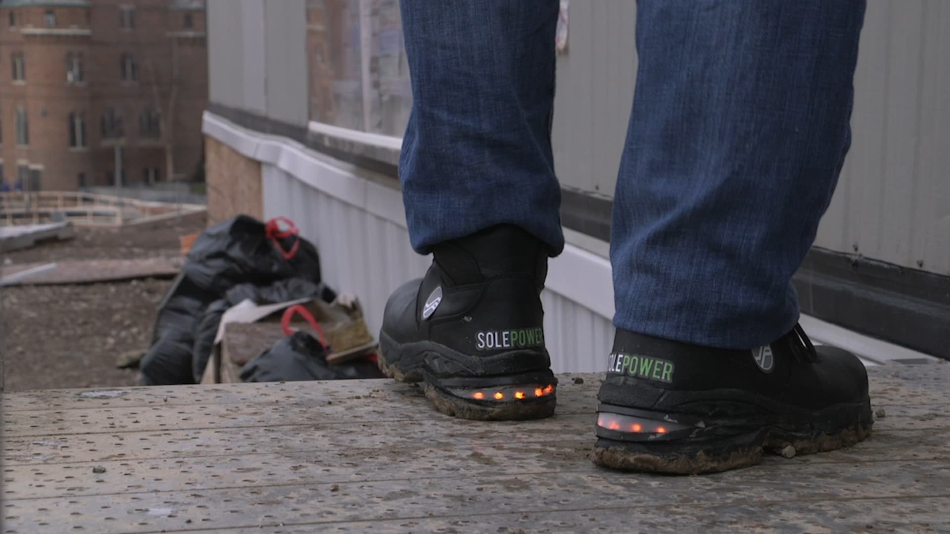 AddFriendsAB's tweet card. SolePower’s self-sustaining smart work boots use the power of walking to charge embedded location trackers, sensors and lights.