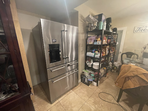 GalitcinAndrei's tweet card. KitchenAid Refrigerator Repair Service - ASA Appliance Repair ❄ Issue: Ice Buildup and Frost Forming on Food 🔍 Diagnosis: Malfunctioning Evaporator Fan Motor Identified 🛠 Solution: Replaced...