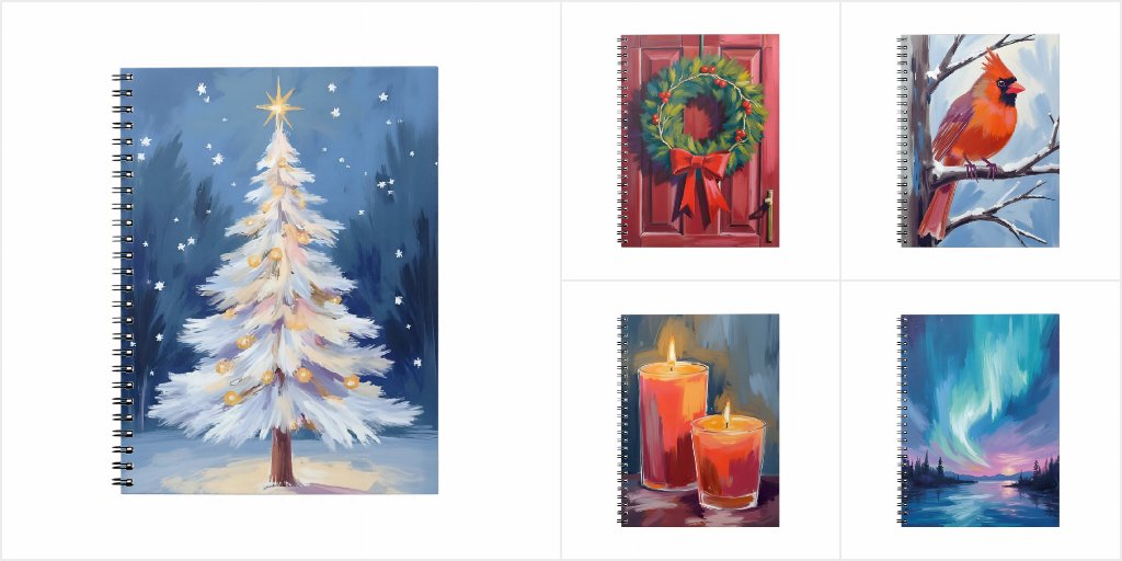 Occitania32's tweet card. Holiday Notebooks