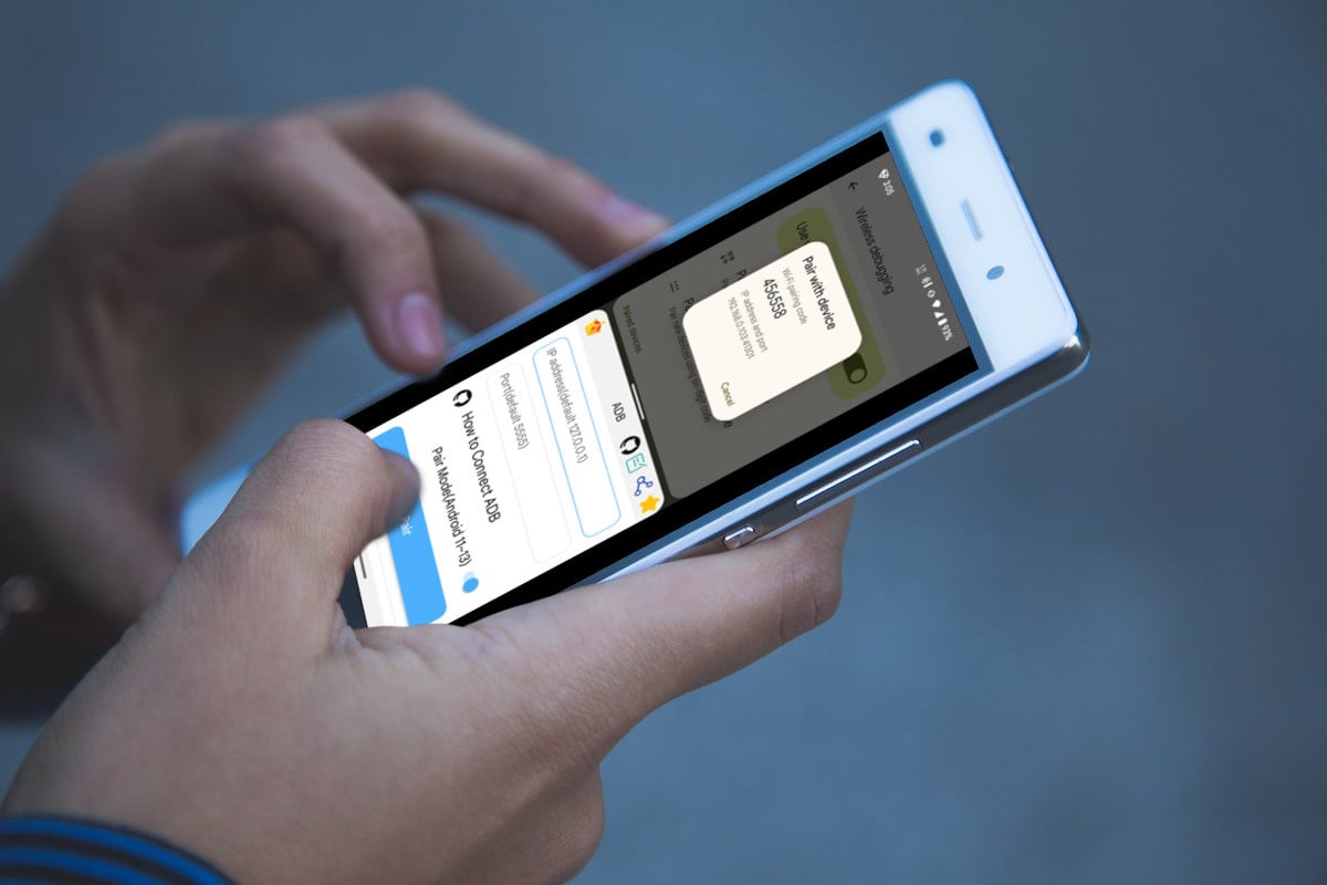 mashtips's tweet card. Need to run an adb command but don't have access to a PC? You can actually run adb shell on Android over wifi with these apps.