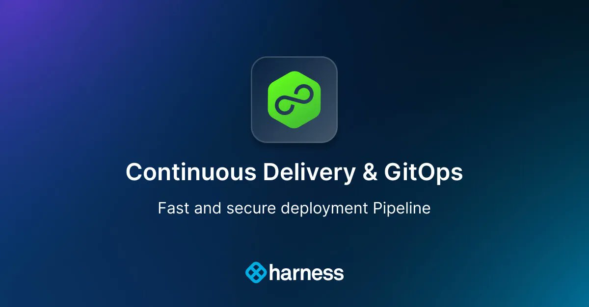CloudArmory's tweet card. Accelerate deployments with AI, GitOps, and script-free releases with Harness Continuous Delivery. Achieve efficient, secure software delivery.
