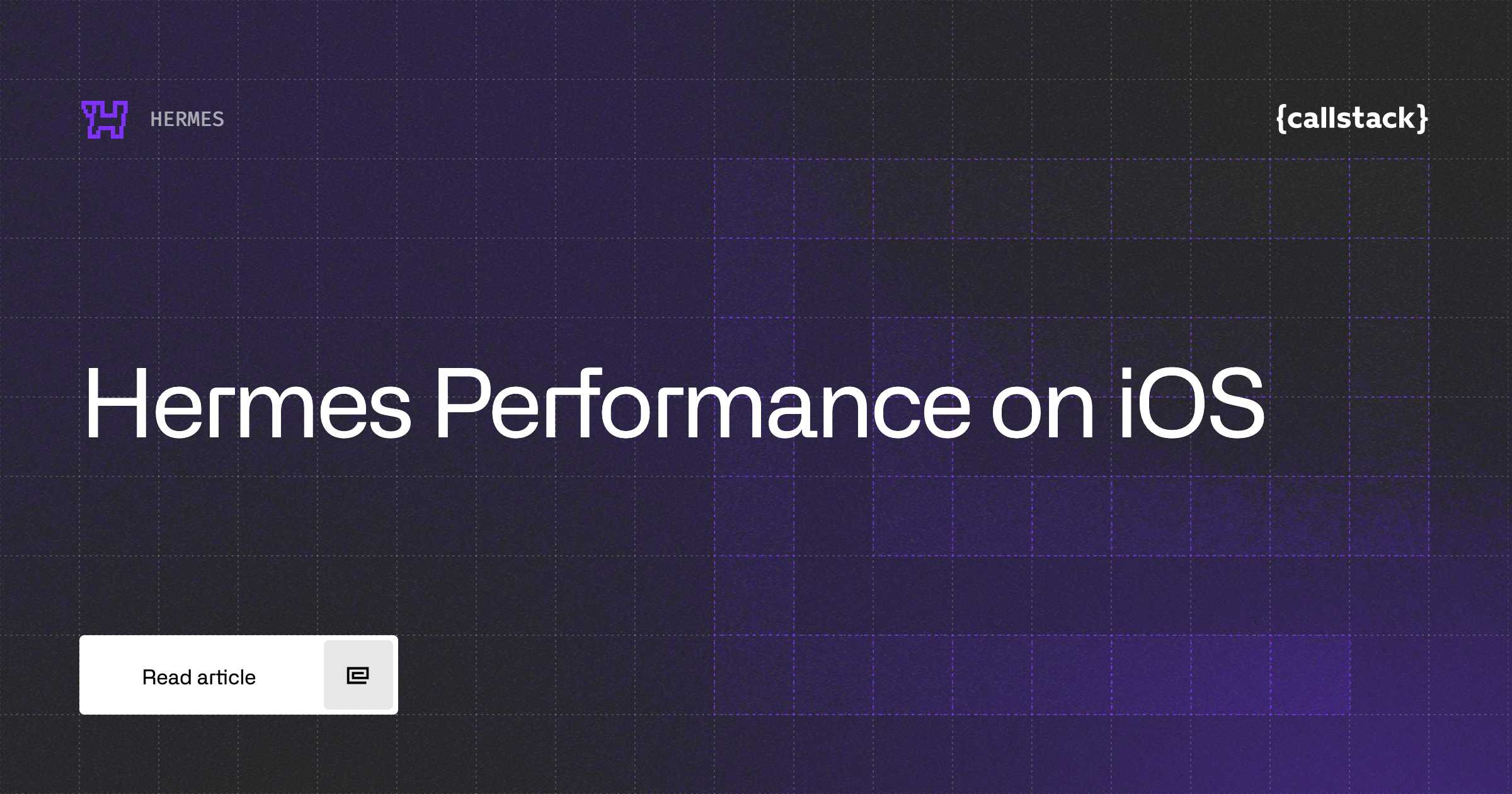 callstackio's tweet card. Wondering how the Hermes engine performs on iOS? We tested it on a React Native mobile app. Check the results and see how it compares to JSC.