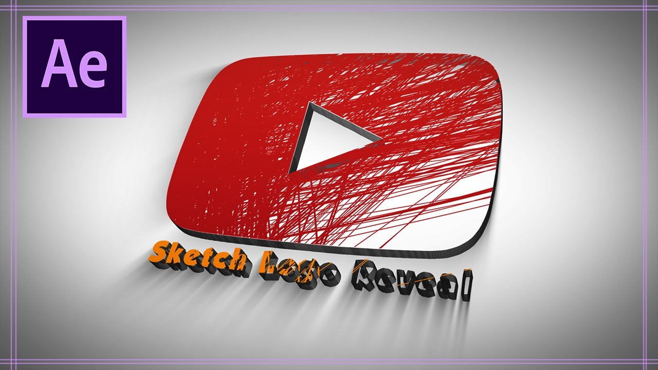 MotionTutor's tweet card. Sketch Logo Reveal - 100% After Effects Tutorial - No Plugin - Motion...