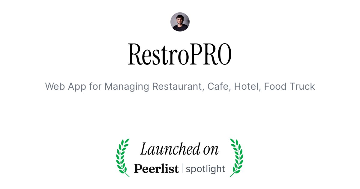 dhruvilxcode's tweet card. Web App for Managing Restaurant, Cafe, Hotel, Food Truck