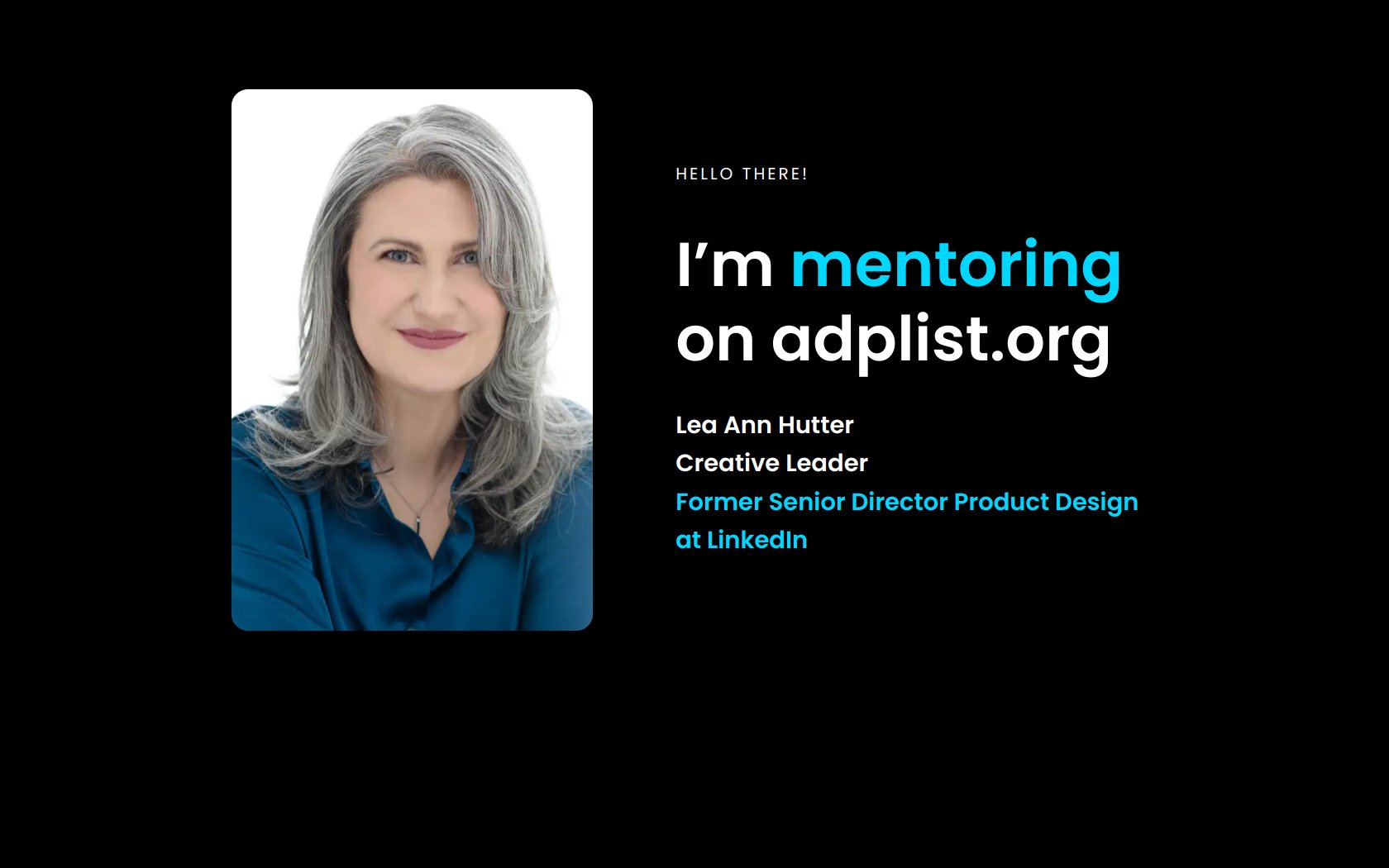 lahutter's tweet card. My design career has been a journey from Graphic/Visual Designer to UX/Product Designer to Senior Director to entrepreneur, teacher and conference speaker. I'm happy to share my experience on making...