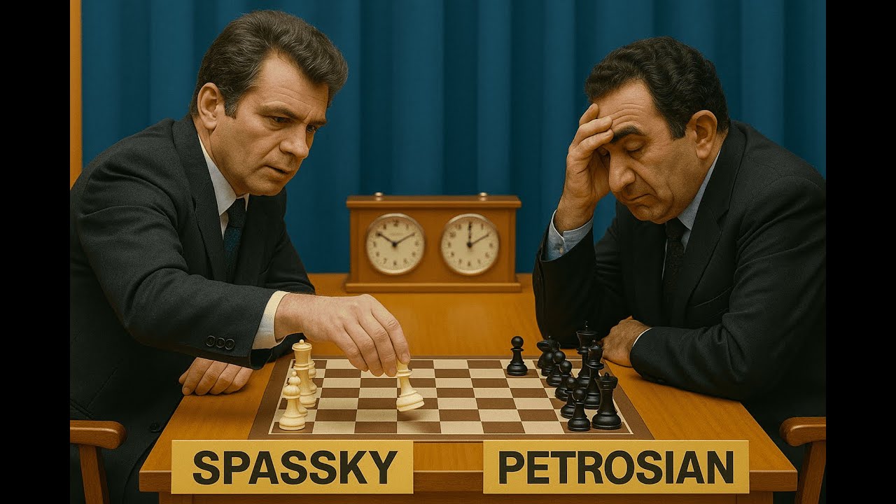 tarswelder's tweet card. Spassky endort Petrossian mais c'est pour le réveiller plus brutale...