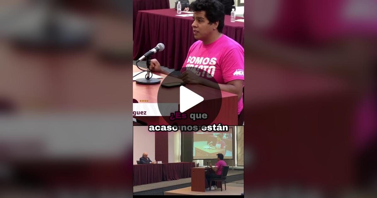 AlbertoCaldern4's tweet card. 35.6K likes, 1607 comments. “Cuando alguien joven toma el micrófono y dice lo que muchos pensamos… se siente. 👏🔥 Toño Cárdenas lo volvió a hacer en la audiencia de la Reforma Electoral: hablar con...