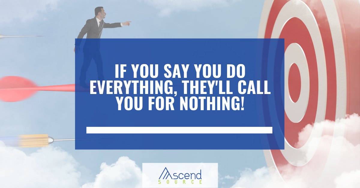 AscendSource's tweet card. As I scroll through my LinkedIn feed this morning while drinking my energy drink, trying to focus my mind for the upcoming day, I am struck by an influx of articles around the importance of focus and...