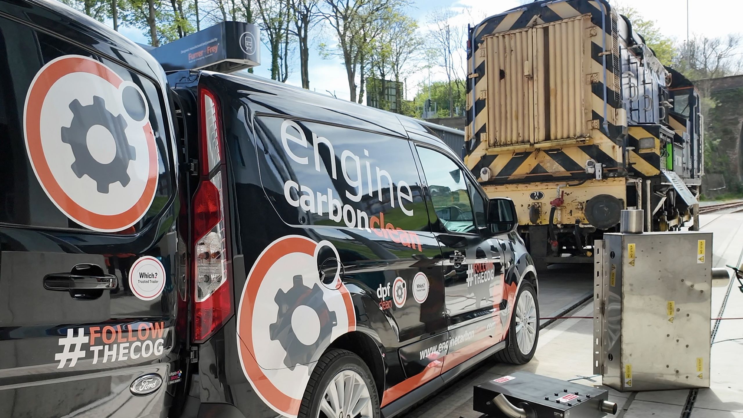 FuelOilNews's tweet card. A new trial by AHT in the rail sector demonstrated lower emissions and increased fuel efficiency .