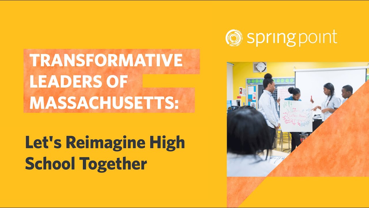springpointEDU's tweet card. Springpoint - Transformative Leaders of Massachusetts Fellowship