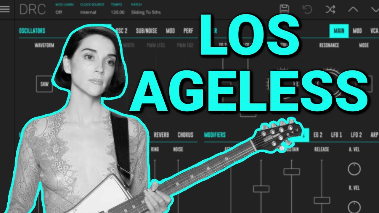 imaginando_pt's tweet card. How to make the sounds from St. Vincent 'Los Ageless' with DRC