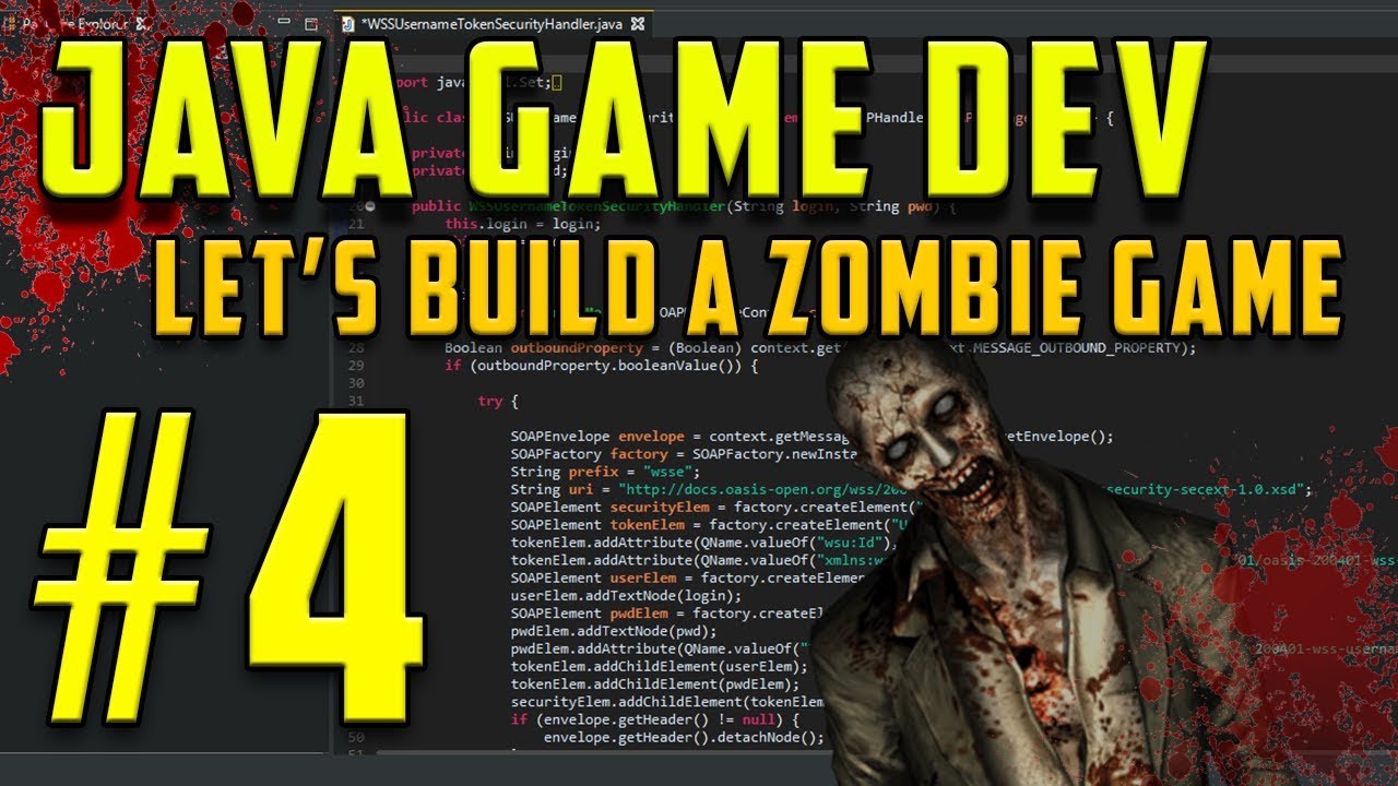 RealTutsGML's tweet card. Java Programming: Let's Build a Zombie Game #4