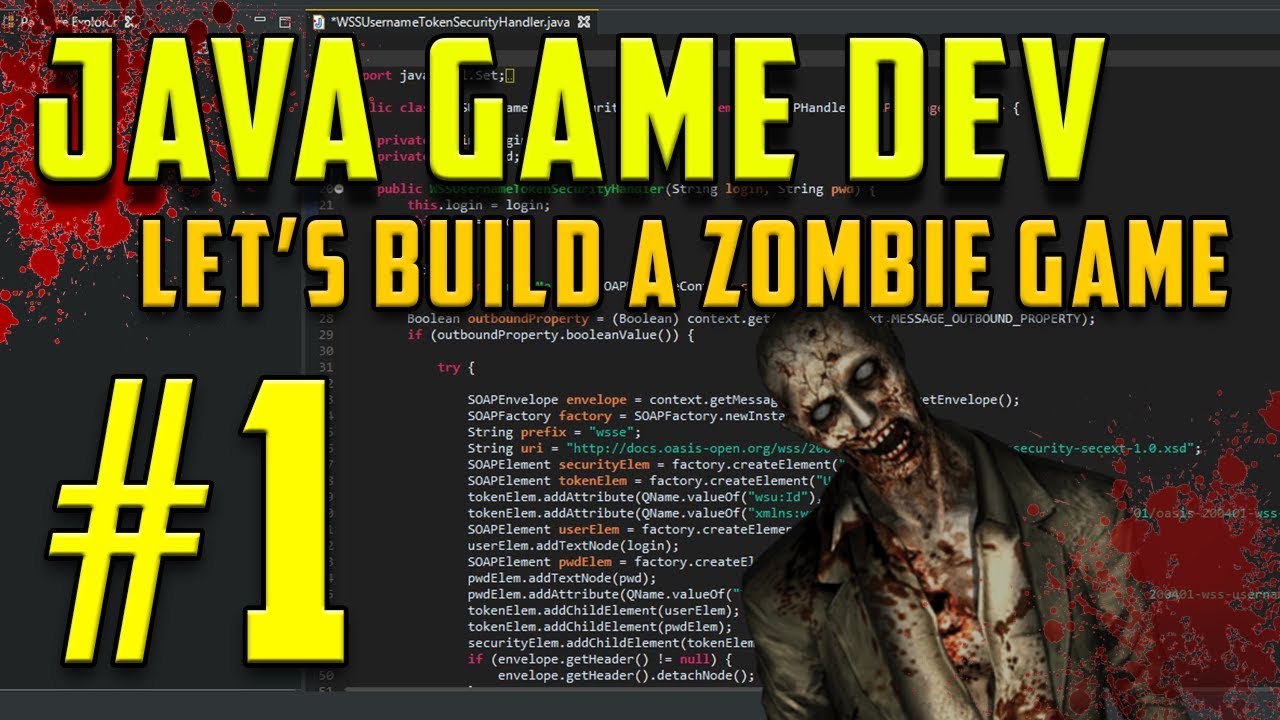 RealTutsGML's tweet card. Java Programming: Let's Build a Zombie Game #1
