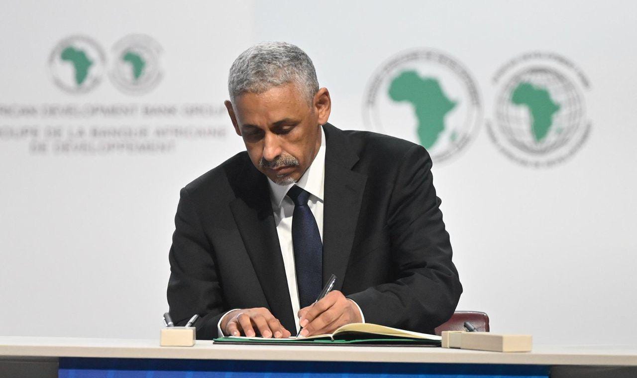 TheHTAfrica's tweet card. By Emmanuel Nduka Obisue  President of the African Development Bank (AfDB), Dr. Sidi Ould Tah, has outlined a four-point agenda