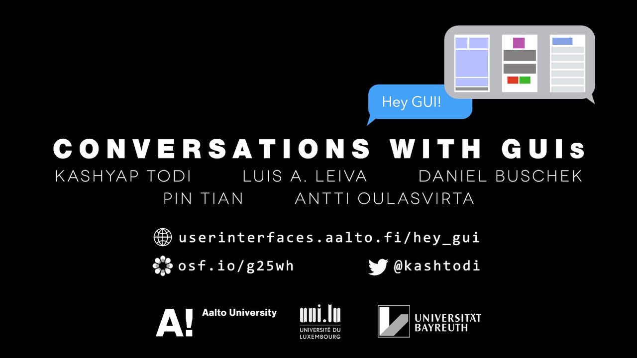 kashtodi's tweet card. Conversations with GUIs