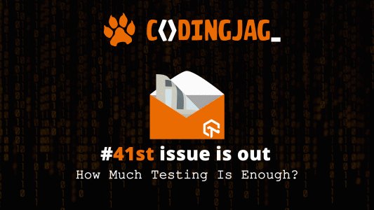 lambdatesting's tweet card. Welcome to the 41st edition of Coding Jag, brought to you by LambdaTest. As software developers, we want to take pride in the work we do and feel confident that our applications are free of defects....