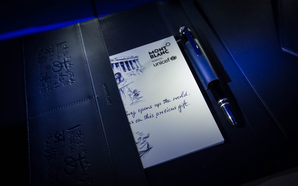 mojo_pr's tweet card. Montblanc unveils the much awaited UNICEF collection in Dubai - Luxurylaunches