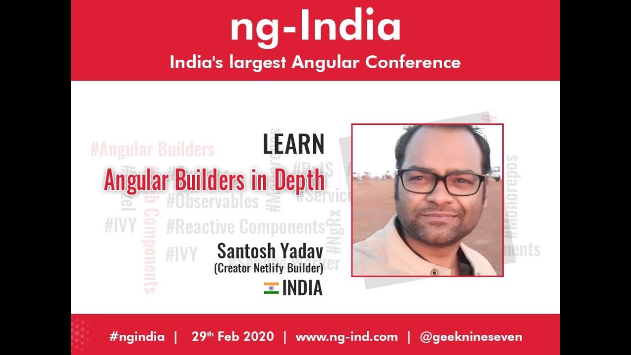 debug_mode's tweet card. ng-India 2020 | Angular Builders in Depth - Santosh Yadav