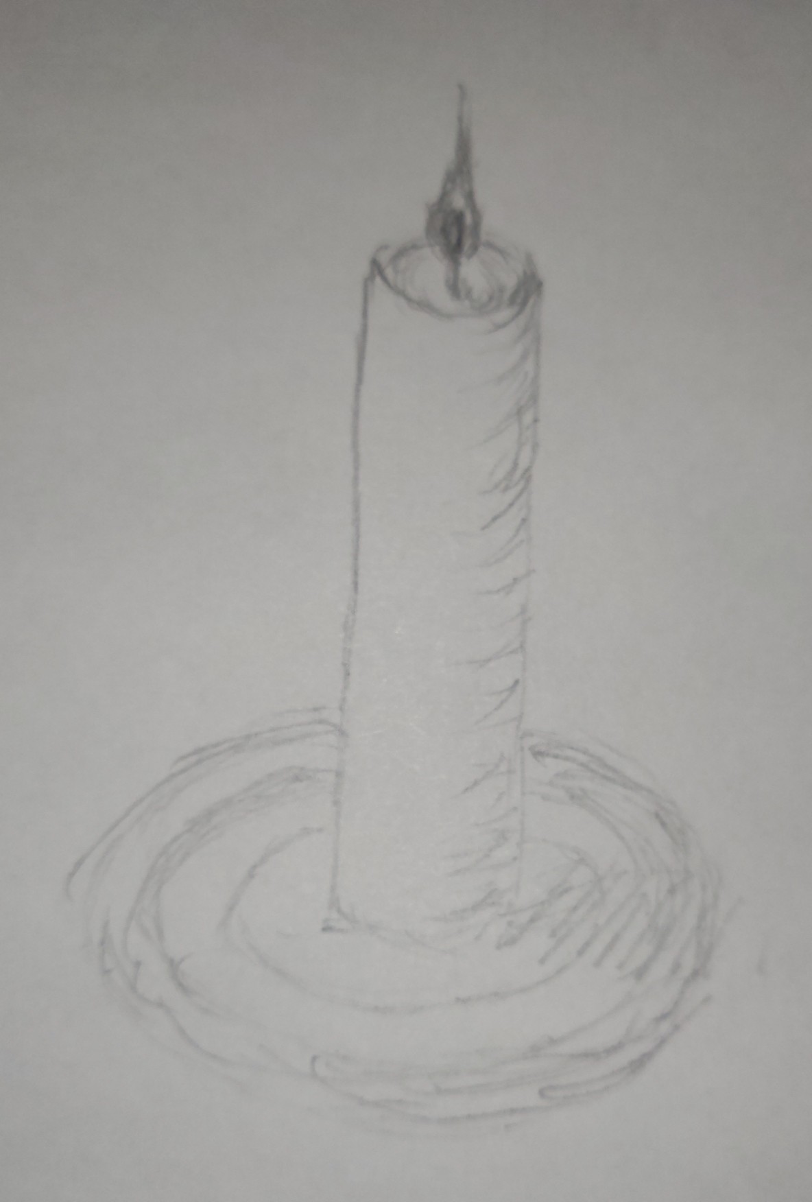 PartFusion's tweet card. Attached: 1 image #Makevember 11: Five minute pencil sketch of a candle.
