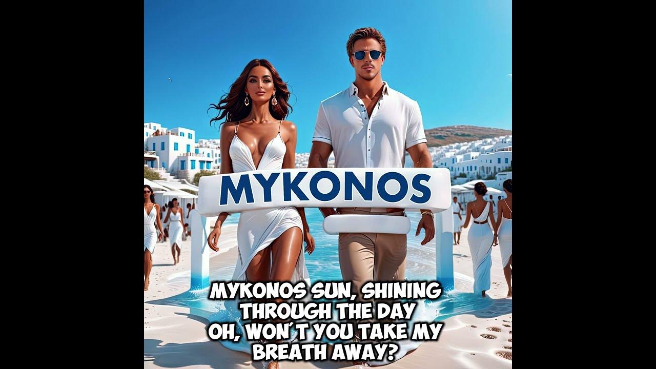 MykonosSong's tweet card. Mykonos song lyrics