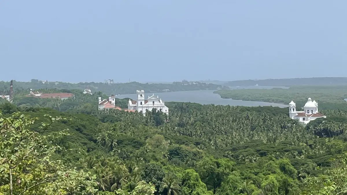 visvak's tweet card. Goa’s natural beauty is disappearing as 66 lakh sq. m. of protected land is converted into are converted for urbanization.Explore the impact of this rapid real estate boom.