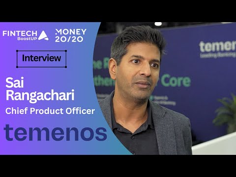 FinTechBoostUP's tweet card. Interview with Sai Rangachari, Chief Product Officer, Temenos at...