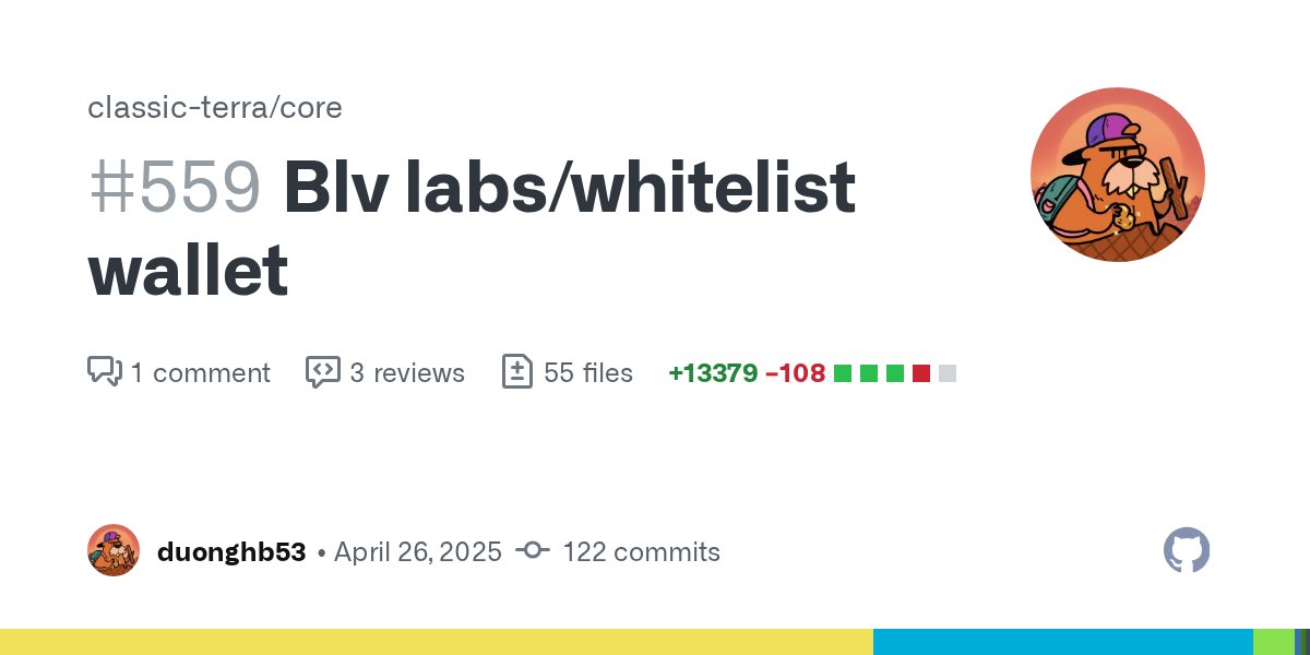 frag_dude's tweet card. Spec or proposal link: https://common.xyz/terra-luna-classic-lunc/discussion/26768-development-proposal-enabling-wallet-whitelisting
