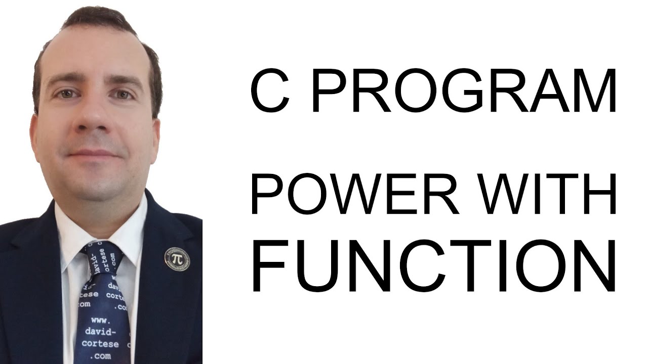 David_Cortese_'s tweet card. C PROGRAM - POWER WITH FUNCTION