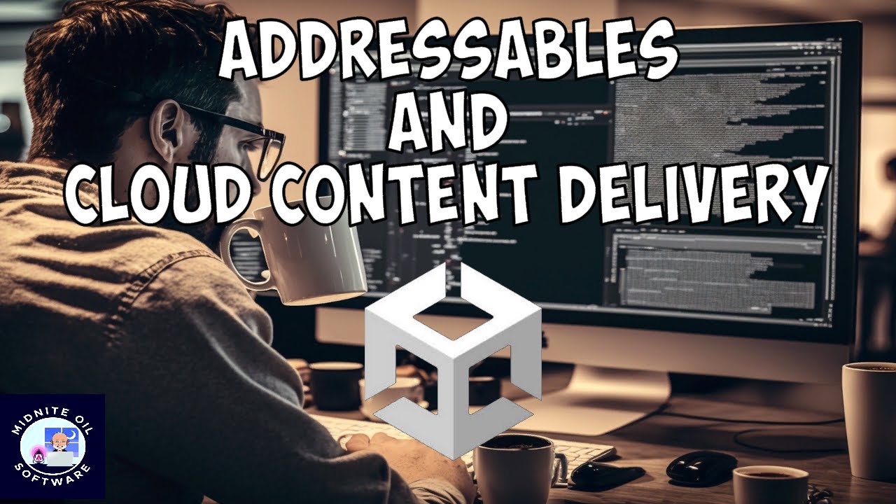 SoftwareOil's tweet card. Unity Tutorial - Addressables and Cloud Content Delivery